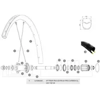 Mavic Ksyrium Pro Carbon Sl Ust 20 Hinterradfelge