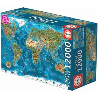 Educa Puzzle mit 12000 Teilen: Weltwunder, 19057
