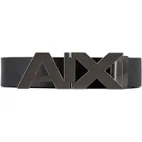 Armani Exchange für Herren. 951058CC50543120 Ledergürtel schwarz, marineblau (28), Lässig, Klassisch