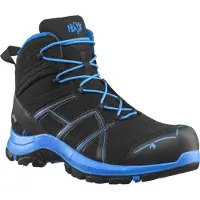 Haix Sicherheitsstiefel Black Eagle Safety 40.1 Mid S3 ESD SRC DGUV Gr. 46 schwarz/silber