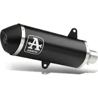 Arrow Urban Aluminium Dark With Dark End Cap Kymco Ak 550 ´21-22 Homologierter Schalldämpfer