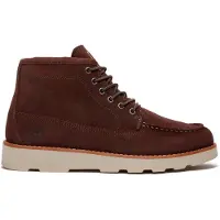 Timberland für Herren. TB0A6CEPEIV1 Britton Mills Chukka Lederstiefel dunkelbraun (50), Wohnung, Schnürsenkel, Lässig, Draußen