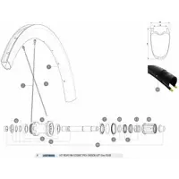 Mavic Cosmic Pro Carbon Ust Disc Rear Felge