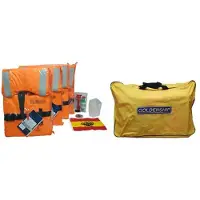 Goldenship 100n 4 Sicherheitsset Gelb Gelb One Size
