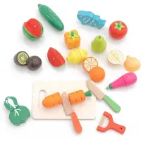 Robin Cool Montessori-methode Öko-holzfrüchte Gemüse