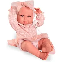 MuÑecas Antonio Juan Babypuppe Neugeborenes Luca Mit Handtasche