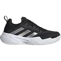 Adidas Court Team Bounce 2.0 Core Black Silver Metallic Cloud White (Women's) - EU 38 2/3