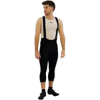 Santini 3/4 lange Fahrradhose mit Träger - CARGO - Schwarz XL