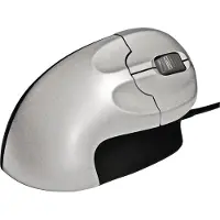 BakkerElkhuizen Grip Mouse, Vertikalmaus, kabelgebunden, 2 Tasten und Scrollrad