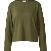 Comma T-shirts Dark Green Größe: 36 | Longsleeves Outlet | Damen | Grün