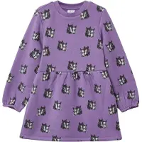 s.Oliver Kleid Thermofleece-Kleid mit All-over-Print