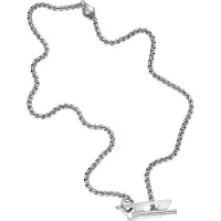 Diesel Steel Silver Necklace DX1477040