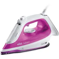 Braun TexStyle 5 SI 5225, Dampfbügeleisen, 2 m, 200 g/min, Pink, Weiß, 50 g/min, 0,3 l
