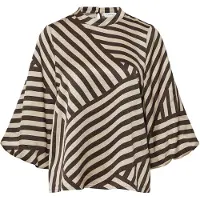 Comma Blouses Brown-dark Größe: 36 | Blusen Outlet | Damen | Braun