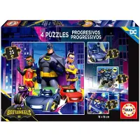 Educa Progressive 12-16-batwheels Puzzle 20-25 Stücke Mehrfarbig Kinder Mehrfarbig One Size