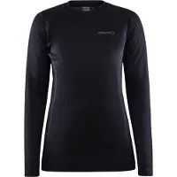 Craft Unterhemd Core Warm Baselayer LS Tee W Women Black-L