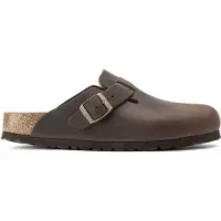 Birkenstock Boston BS Elegant Pin Sandalen aus geöltem Leder in Braun – 5.5 UK - 39 EU - 8/8.5F - 6/6.5M US / Brown