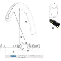 Mavic Cosmic Pro Carbon Sl Ust Disc 19 Front Felge