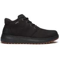 Timberland Schnürschuhe Hudson Road Mid Lace Up GTX Chukka Boot Herren Black Nubuck-Schuhgröße 47,5