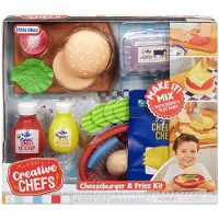 Little Tikes Kreative-köche-cheeseburger/pommes-set