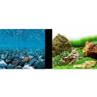 Marina 3d-fluss Und Japanischer Garten Aquarium Hintergrund
