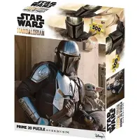 PRIME 3D The Mandalorian Din Djarin Und Grogu Puzzle 500 Stücke