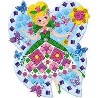 Janod Mosaik Bastelset Prinzessinnen und Feen Kreativspielzeug