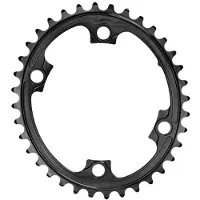 Absolute Black Oval 2x Asymmetric Shimano 9000/6800 110 Bcd Kettenblatt