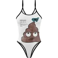 Otso Emoji Deja Poo Badeanzug