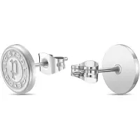 Police Pontevedra Ii Disc Stud Ohrringe