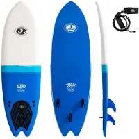 CBC Fish Soft Surfboard Wellenreiter 21 Wave Welle Surf Board2, Größe: 6'2''