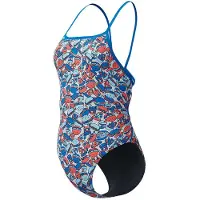 Speedo Fl Printed Web Back Badeanzug