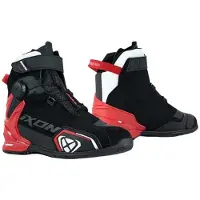 Ixon Bull 2 WP Schwarz Weiß Rot Motorrad Schuhe Größe 46