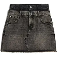 G-Star Carter Double Waistband Mini Skirt - Mittelblau - Damen - 26
