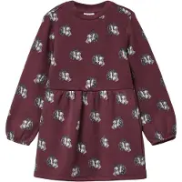 s.Oliver Kleid Thermofleece-Kleid mit All-over-Print