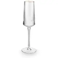 Vt wonen Sektgläser vtwonen mit Goldrand Klar 230 ml (4er-Set)