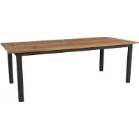 Brafab Lyon Ausziehtisch Aluminium/Teak
