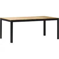 Zebra Bee Tisch Aluminium/Teak 160x90 cm