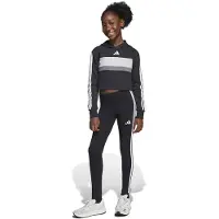 Adidas Trainingsanzug, Mädchen Seasonal Essentials Tiberio 3 stripes
