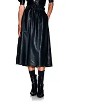 Armani Exchange für Damen. XW001240AF16106UC001 Midirock schwarz (M), Lässig, Polyester