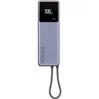 Xiaomi 165W Power Bank 10000mAh Integrated Cable GL Grau