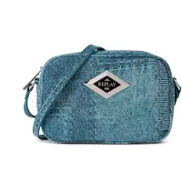 Replay Umhängetasche Reporter Bag Medium Denim blau