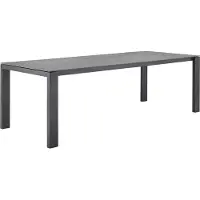 Solpuri Mono Tisch Edelstahl Anthrazit 240x100 cm