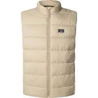 Pepe Jeans für Herren. PM4027189 Beigefarbene Pufferweste (M), Lässig, Polyamid