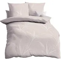 Kaeppel Mako-Satin Bettwäsche Organic 155x220 cm + 80x80 cm natur