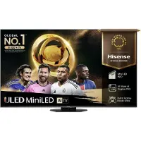 Hisense 75 '' U8Q | ULED MiniLED Smart TV 4K 165 Hz, 190,5 cm (75"), 3840 x 2160 Pixel, ULED, Smart-TV, WLAN, Schwarz, Grau