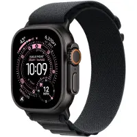 Apple Alpine Loop Armband für Watch | 44/45/46/49 mm - Größe M - Black / Black Titanium