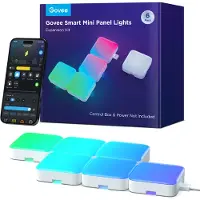 Govee - Smart Mini Panel Lights Erweiterung 6er-Pack – Erweitere dein Lichtdesign