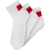 HUGO Dreierpack Sneakers-Socken mit rotem Logo-Label Grösse 39-42