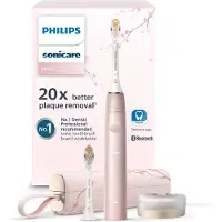 Philips Elektrische Zahnbürste "DiamondClean Prestige 9900 HX9992" 2 Stk. Aufsteckbürsten mit integriertem Drucksensor, 5 Putzprogramme, inkl. Ladeetui